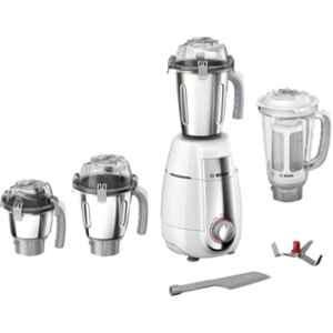 Bosch TrueMixx Style 750W White Mixer Grinder with 4 Jars, MGM6642WIN