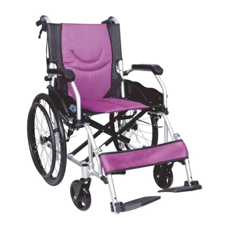 Easycare Portable Aluminum Wheelchair, Weighing Capacity: 100 kg, EC863LABJC20