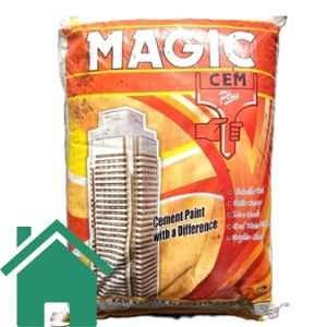 Magic Paints Cem Plus 10kg Apple Green Matte Finish Decorative Waterproof Cement Paint