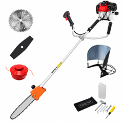 Imported 2HP 52cc 2 Stroke Heavy Duty Pole Pruner Chain Saw with Accessories, SAC-PP-897