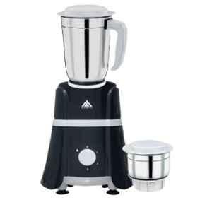 Athots Richard 550W ABS Black & White Copper Motor Mixer Grinder with 2 Jars