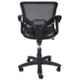 High Living Bharat Net & Cloth Medium Back Black Office Chair (Pack of 2)