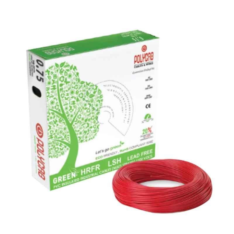 Polycab 1 Sqmm 90m Red Eco Friendly Wire