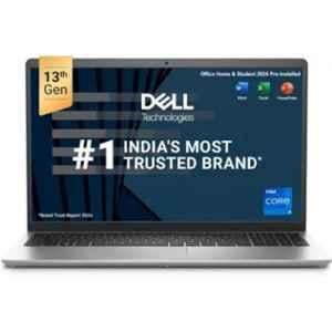 Dell Inspiron 3530 Platinum Silver Thin & Light Laptop with Intel 1334U Core i5 13th Gen 16GB/512GB SSD Windows 11 Home/MS Office & 15.6 inch Display, OIN353034071RINS1MO
