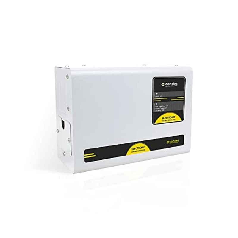 Candes Crystal 4kVA MS-Grey Voltage Stabilizer for 1.5 Ton AC, Working Range: 150 to 285 V