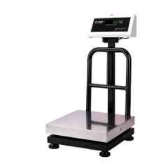 Monet 16x16 inch 300kg Stainless Steel Platform Weighing Scale with Dual Display & 2 Days Battery Backup