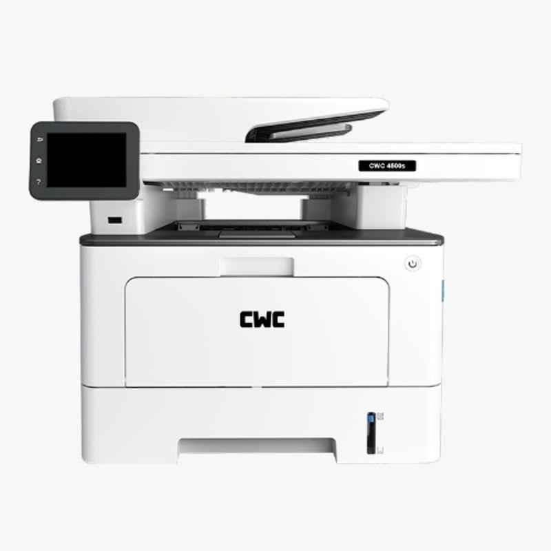 CWC 4500s 45 ppm Multi-Function Monochrome Laser Make in India Printer with Wi-Fi Bluetooth Network & USB SPDF (Single-Pass Document Feeder) Legal-Size Platen Glass & 5 Years Warranty