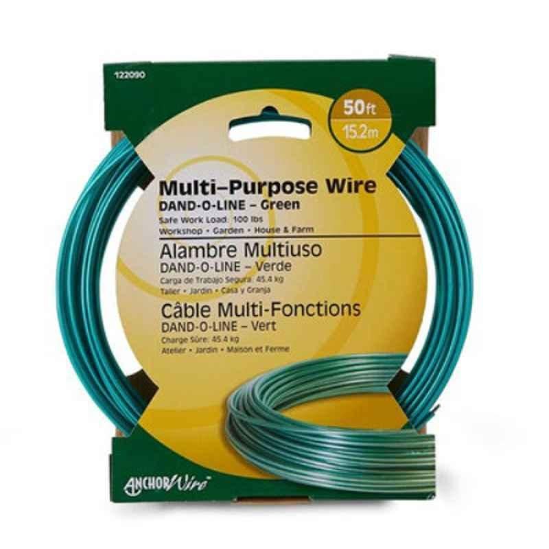 Hillman 15.2mm Green Multipurpose Wire, ACE138657