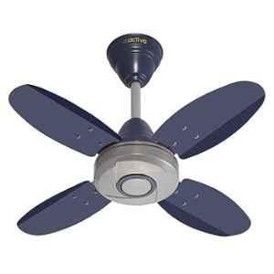 Activa Ornet 50W 390rpm 4 Blade Silver Blue Ceiling Fan with 2 Years Warranty Sweep: 600 mm