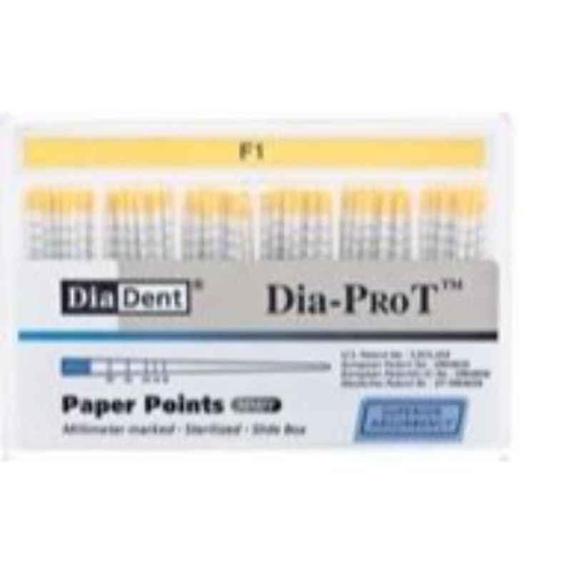 Diadent Paper Point for Prot, Size: F1 (Pack of 60)