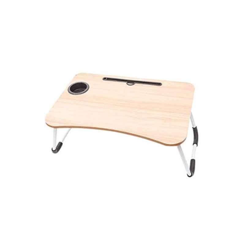 40cm Beige & White Foldable Wood Desk