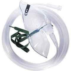 Wellstar Transparent Respirator Oxygen Mask for Adult, MM-17-7 (Pack of 7)