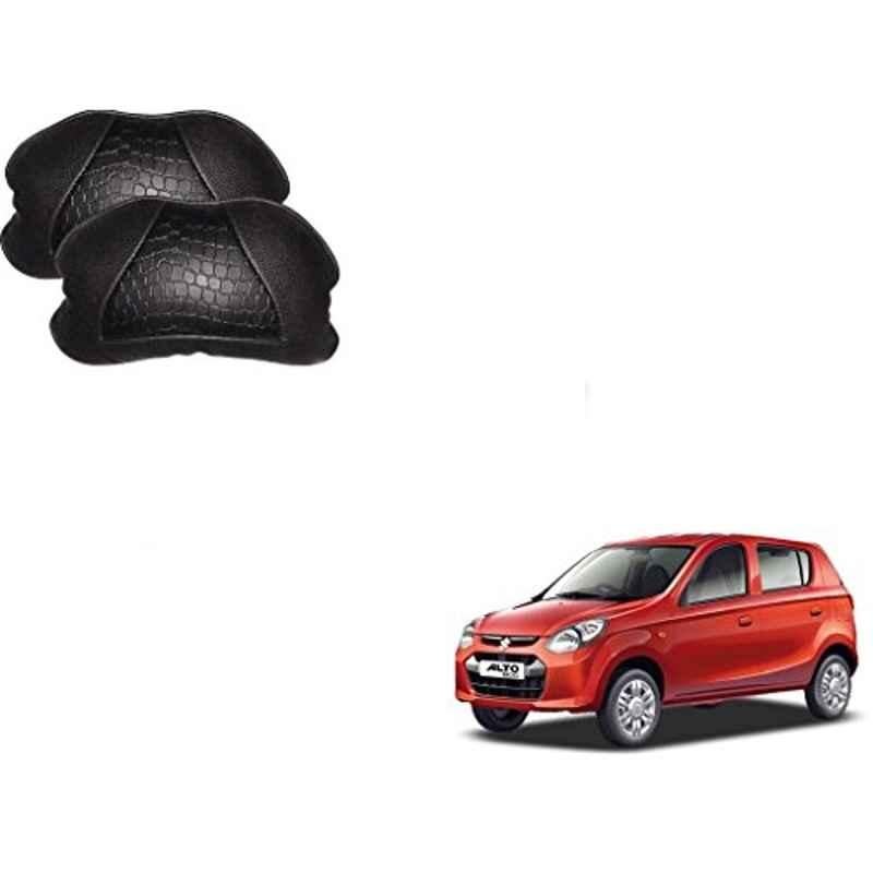 Kozdiko 2 Pcs Memory Foam Black Neck Rest Cushion Pillow Set for Maruti Alto 800