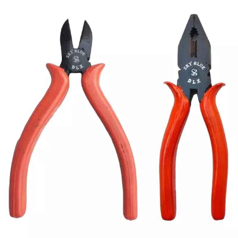 Sky Blue 2 Pcs 8 inch Lineman Plier Combo, SBE_PLIER_COMBOS_COMBO_719