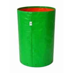 India Green Innovative 18x24 inch 220GSM HDPE Round Green UV Treated Grow Bag for Large Plants