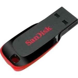 SanDisk Cruzer Blade 32GB Black & Red Pen Drive, SDCZ50-032G-A11