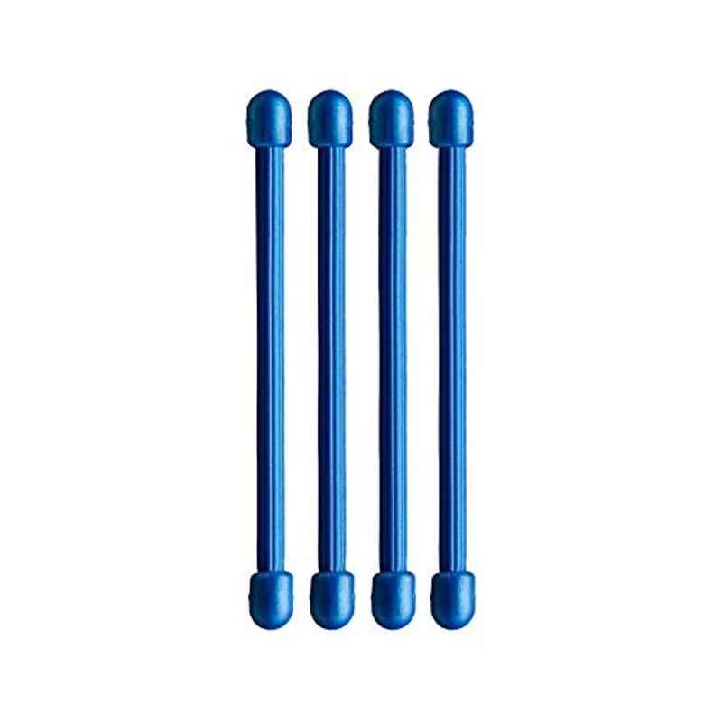Nite Ize GearTie 3 inch Rubber Blue Reusable Twist Tie, NI5101 (Pack of 4)