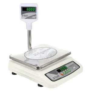 iScale i-05 10kg and 1g Accuracy Electronic Weighing Scale with Pole and Green Colour Display and SS Pan