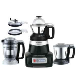 Panasonic Monster 750W Black Mixer Grinder with 3 Stainless Steel Jars, MX-AE 390