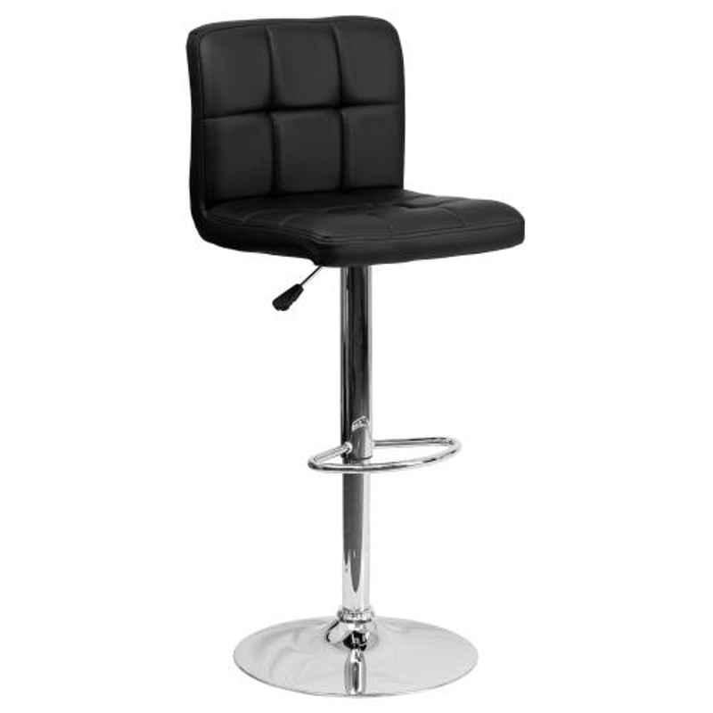 Steelcraft KBSTB02 Black Leatherette Upholstery Seat Bar Stool