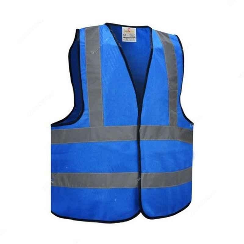 Empiral Glitter E108083502 Polyester Blue Safety Vest, Size: M