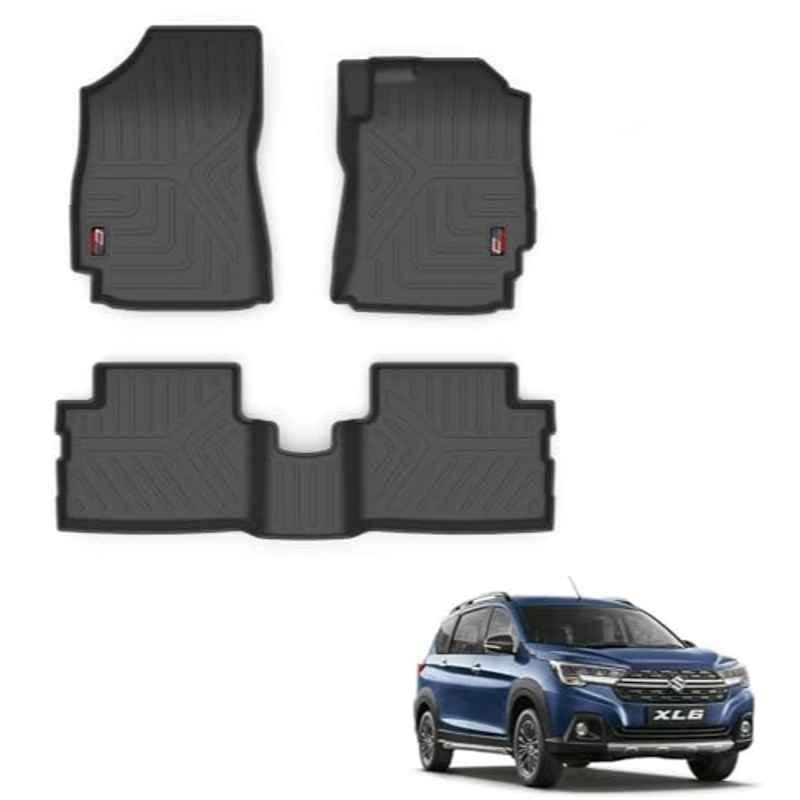 Kozdiko Thermoplastic Polyolefins 3D Life Long Car Floor Mat Set for Maruti Suzuki XL6