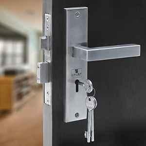 Voltizi Stainless Steel Brass Antique Finish 6 Lever Double Stage Mortise Door Lock Set with 3 Keys, LB201