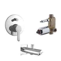 10X DV-9033 Brass Diverter with Wall Spout for Bathroom