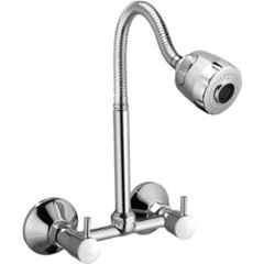 Fastgear Turbo Steel & Brass Sink Mixer Dual Flow Shower & Aerated Stream Mixer Faucet
