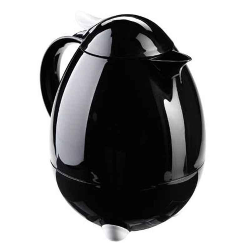 Leifheit Columbus-2000 1L Glass Black Insulated Carafe Jugs, 28301