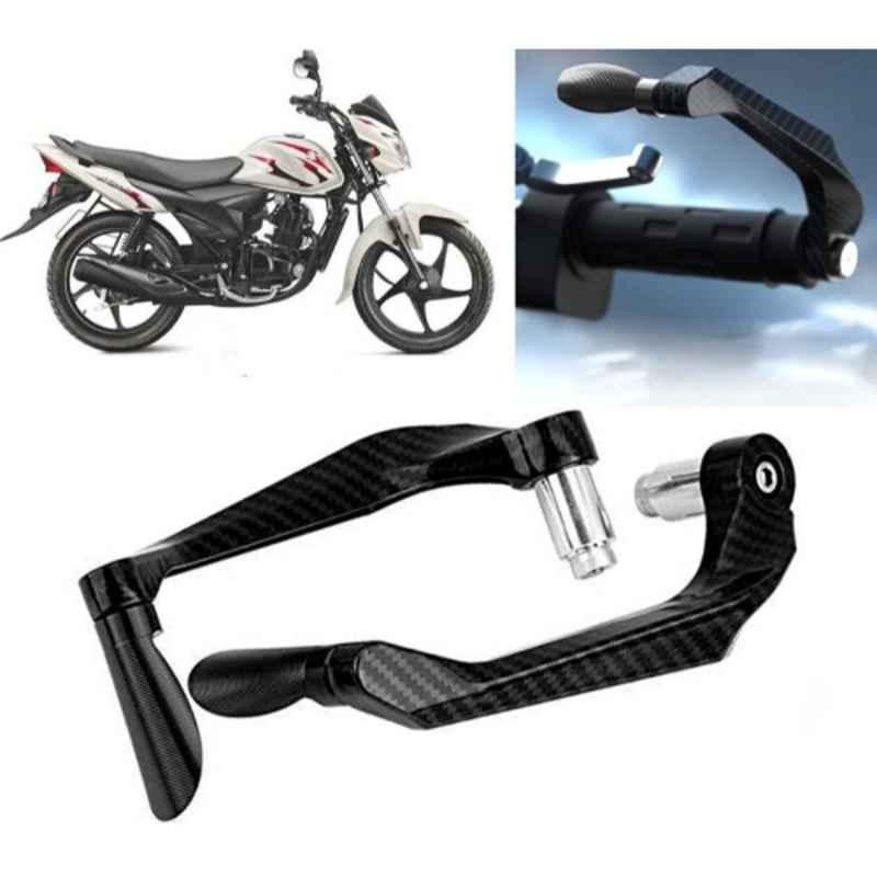 Auto Pearl 2 Pcs Aluminium Carbon Black Brake Clutch Lever Set for Suzuki