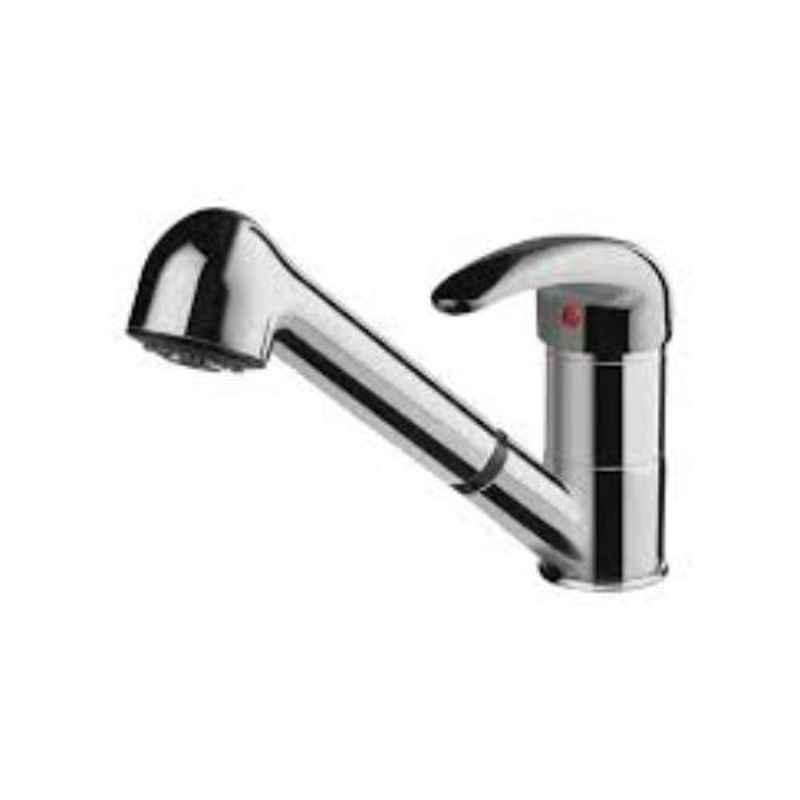 Hindware Essence Neo Chrome Brass Single Lever Sink Mixer with Shower Pullout, F130015