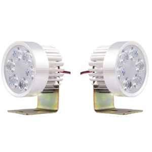 Buy AllExtreme EX6RFW2 Pcs LED 6W White Round Fog Waterproof