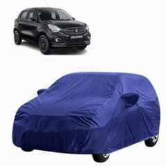 Aarex Auto Polyester Blue 100% Waterproof Car Body Cover with Mirror Pocket, Buckle Straps, All Weather, UV & Heat Resistant for Maruti Suzuki Celerio, SW-6-Blue