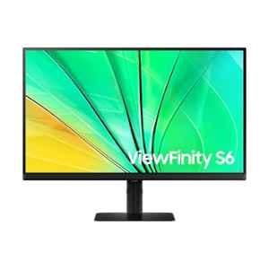 Samsung View Finity S6 32 inch QHD IPS Panel Black LED Monitor with 100Hz Refres Rate & USB Type-C, LS32D604UAWXXL