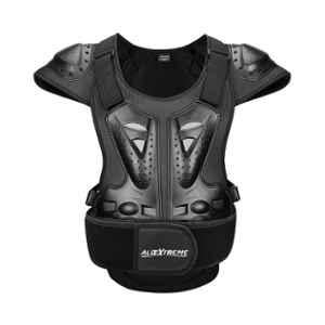 AllExtreme ARBA004 Black Chest Spine Protector Body Armor Vest for Motocross Dirt Bike Skiing & Snowboarding, Size: S