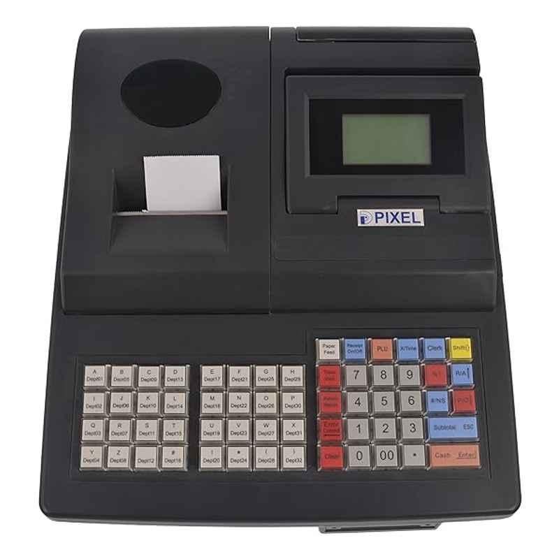 Pixel DP2000 30W 5cm Plastic Black LCD Display Table Top Cash Register