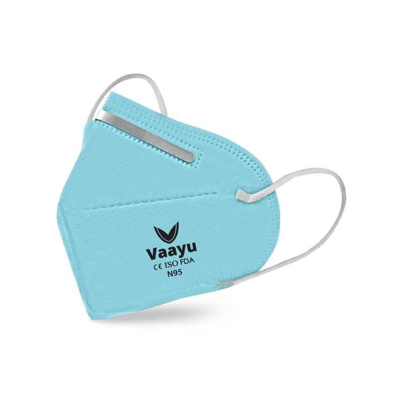 Vaayu M041 5 Layers N95 Non Woven Sky Blue Face Mask (Pack of 30)