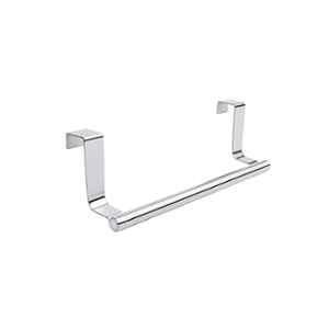 Rissachi 9.25 inch Stainless Steel Silver Towel Bar Holder (Pack of 2)