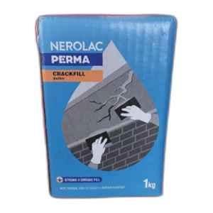 Nerolac Perma 1kg White Crack Fill Paste Wall Putty with Crack Resistant, FastDrying & Non Toxic