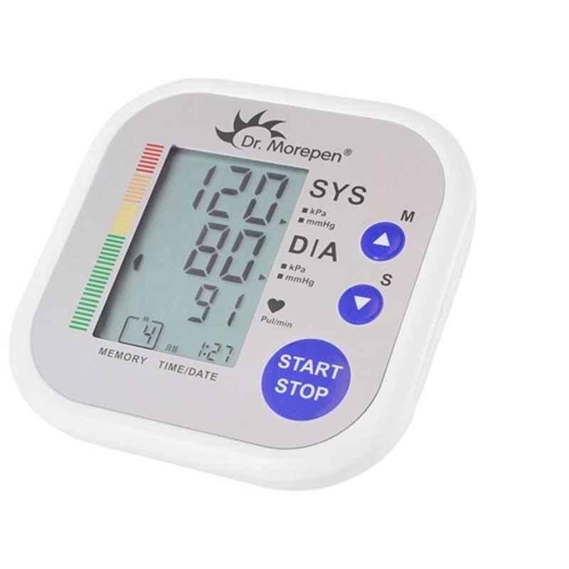 Dr. Morepen BP-02 Blood Pressure Monitor & MT-100 White Digi Classic Thermometer Combo