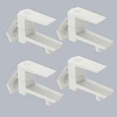 RN G20 15mm PTMT White Gold Foam Flow Long Body Bib Cock with Flange, RNG2001A32 (Pack of 4)