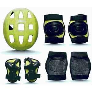 RB International Plastic & EVA Foam Sky Blue Skating Kit Premiumm-313 Skating Kit