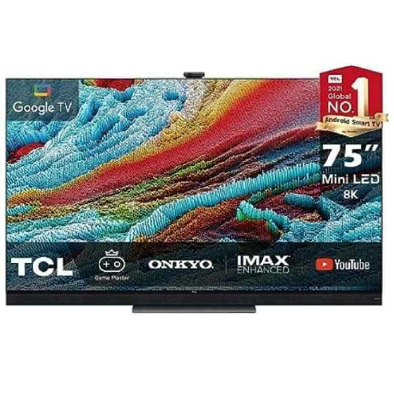TCL 75 inch 8K AI Google Smart QLED TV, 75X925