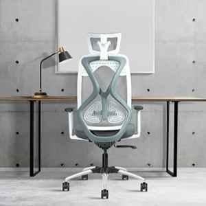 Rose Sydney Mesh Grey High Black Ergonomic Chair