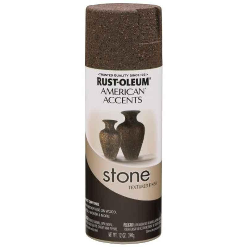 Rust-Oleum American Accents 12oz Mineral Brown 238324 Gloss Stone Spray Paint