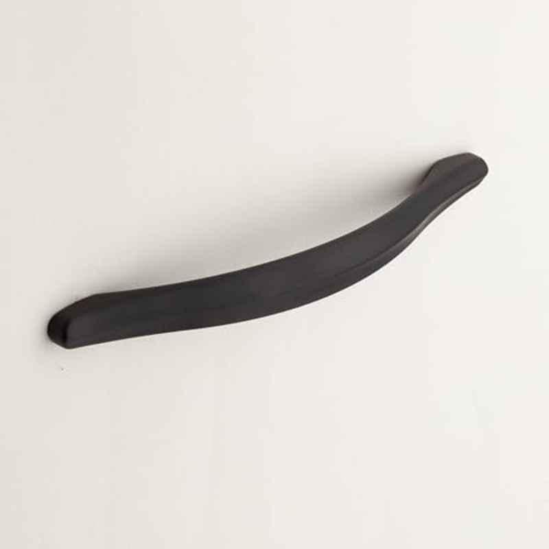 Plantex 96mm Zinc Black Powder Coated Finish Pull Cabinet Handle for Home & Office, APS-PH-103-BLCK-96MM-PK2 (Pack of 2)