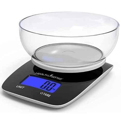 Inside a kitchen weight scale