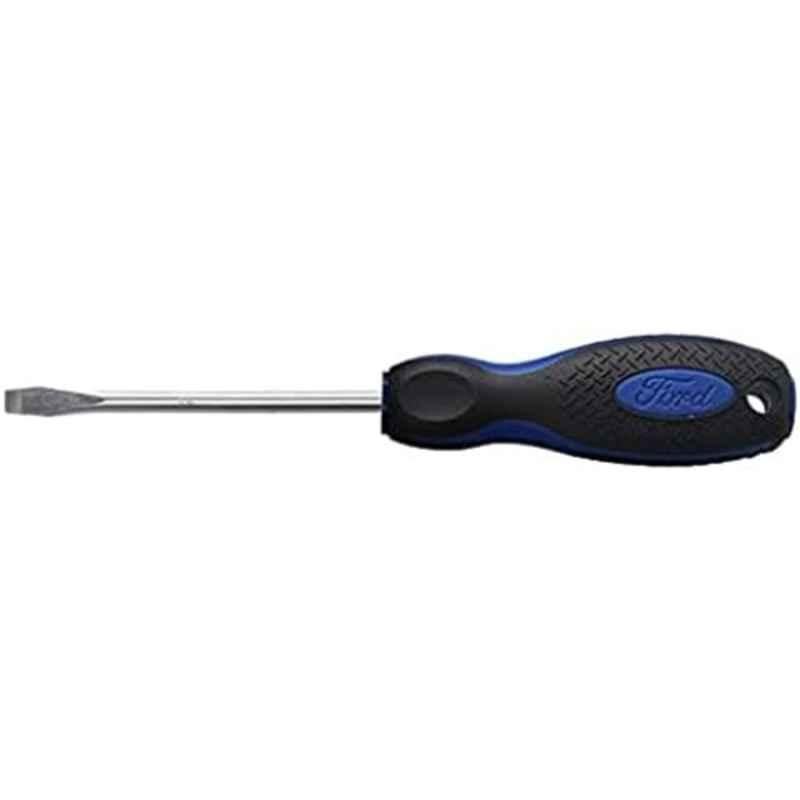 Ford SL3x100mm S2 Steel Slotted Screwdriver with Rubber Grip Handle, FHT-C-0012