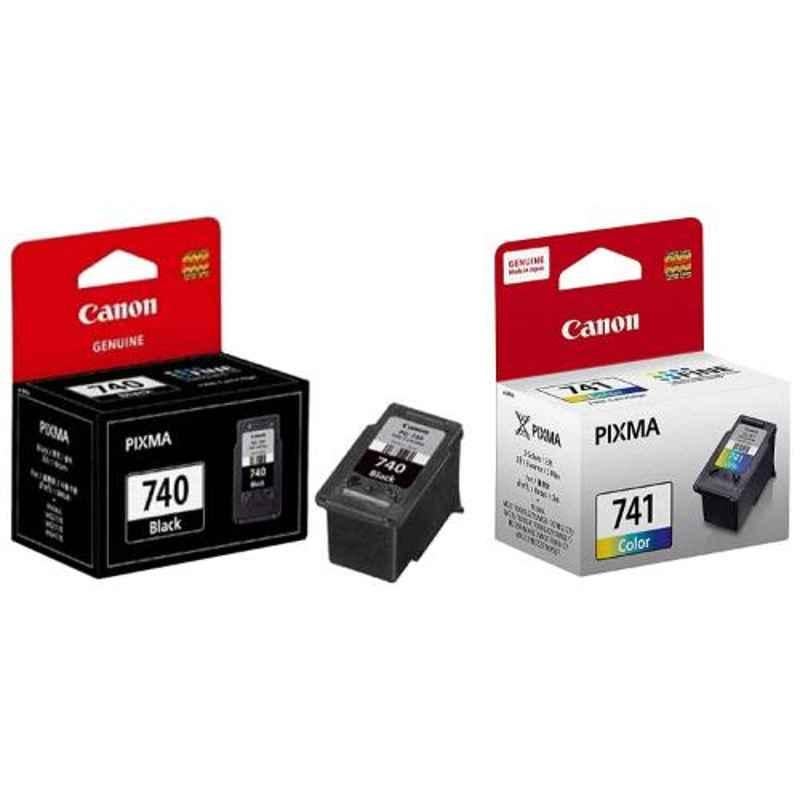 Canon Pixma PG-740 Black & CL-741 Colour Ink Cartridge Combo